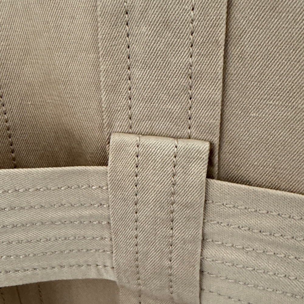 Diane von Furstenberg Beige Utility Shirt Dress - Picture 6 of 8